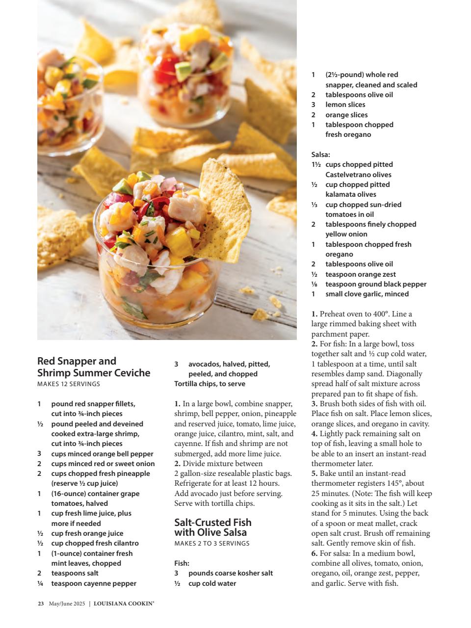 Louisiana Cookin’ Preview Pages