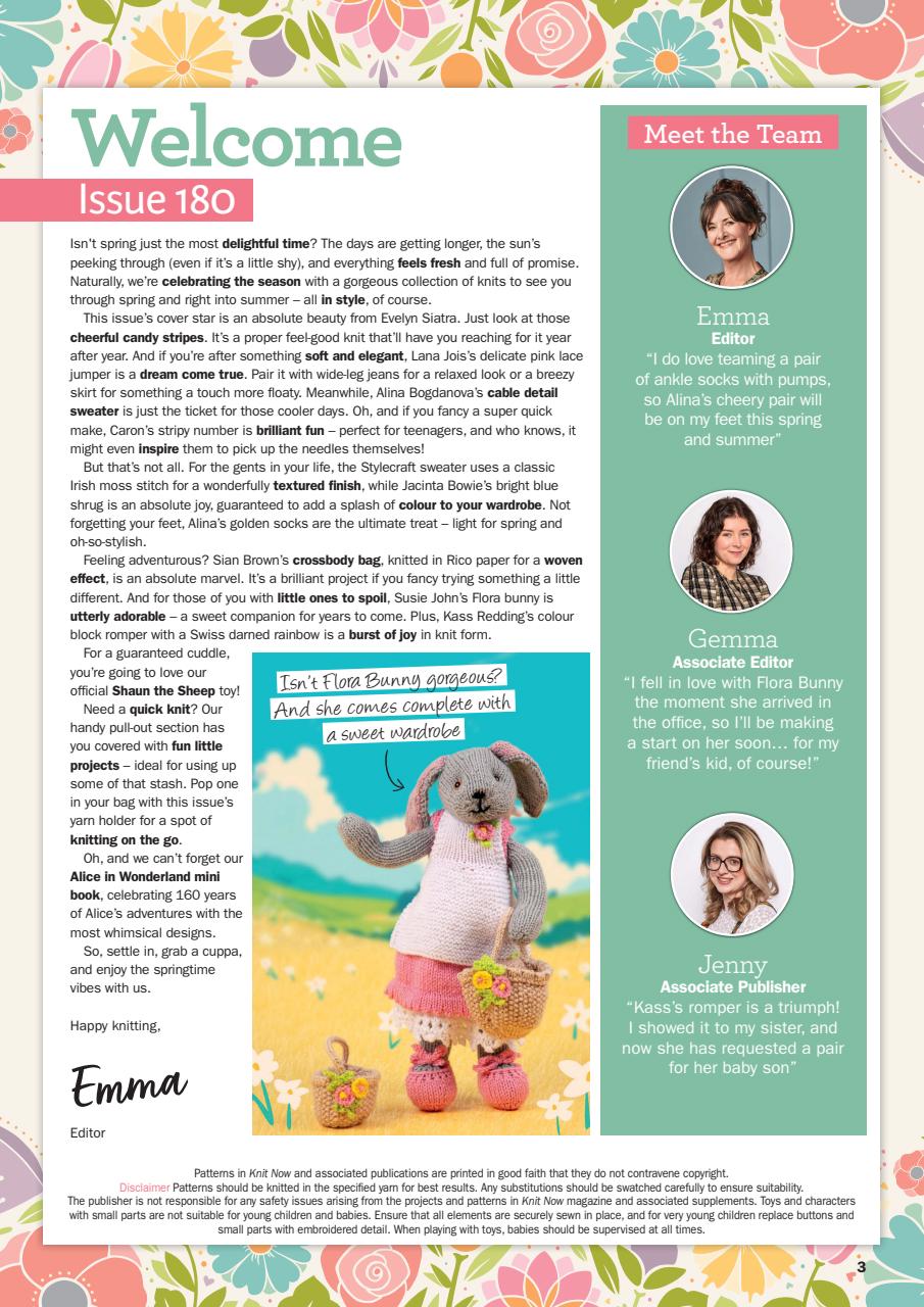 Knit Now Preview Pages