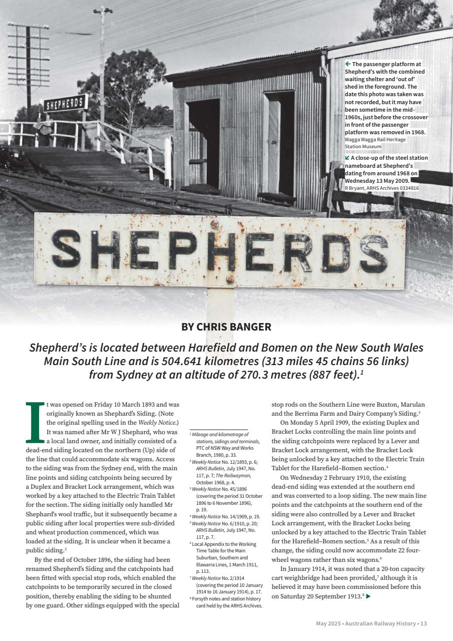 Australian Railway History Preview Pages