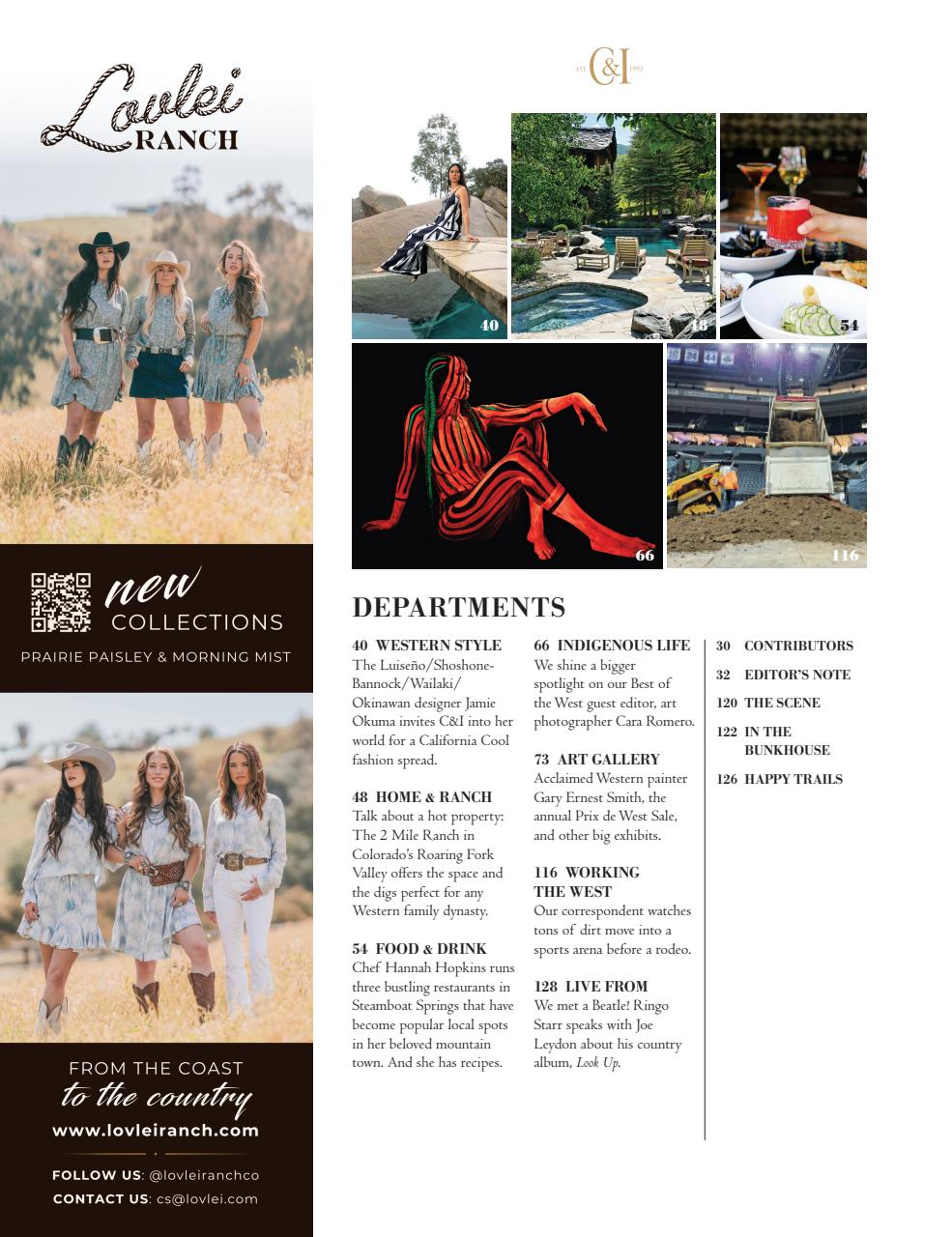 Cowboys and Indians Preview Pages