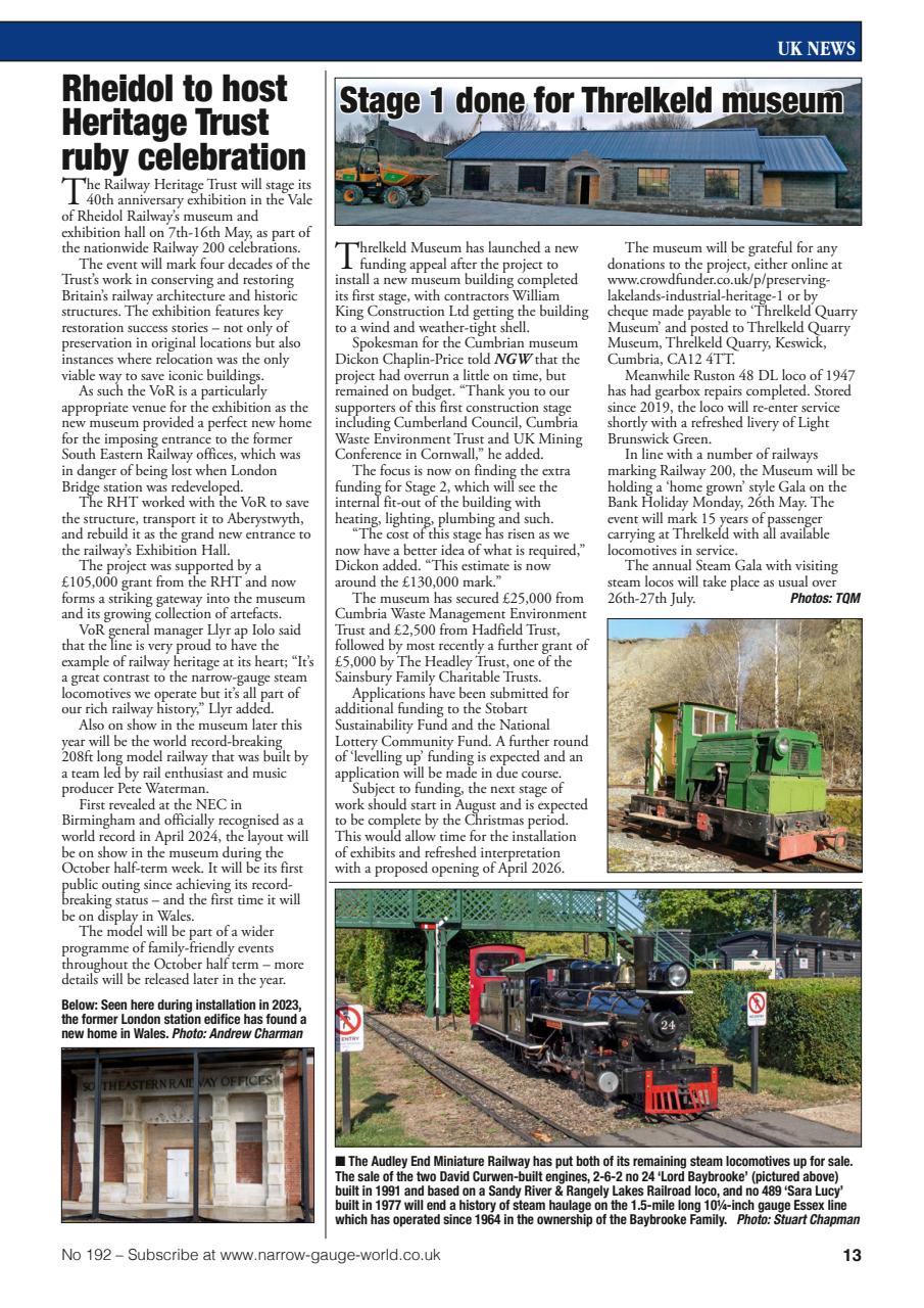 Narrow Gauge World Preview Pages