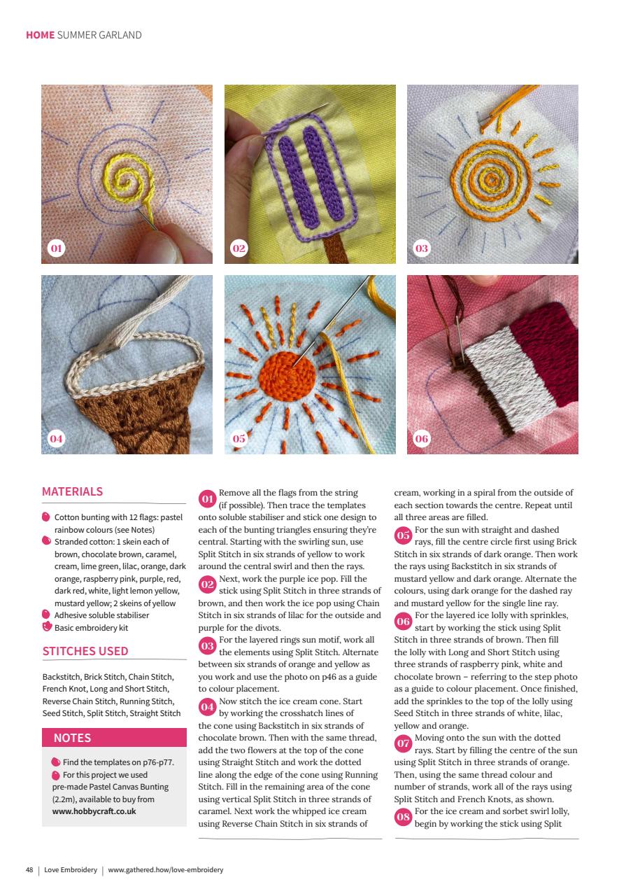 Love Embroidery Preview Pages