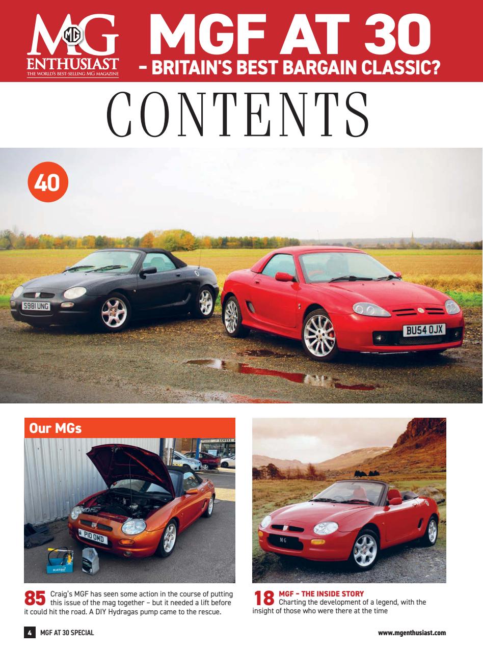 MG Enthusiast Preview Pages