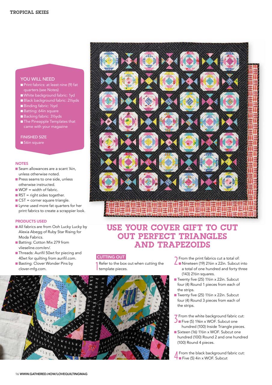 Love Patchwork & Quilting Preview Pages
