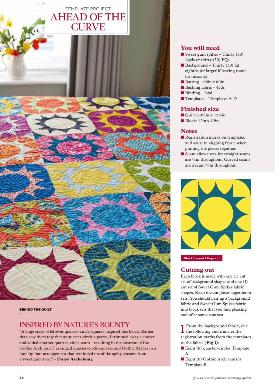Today’s Quilter Preview Pages