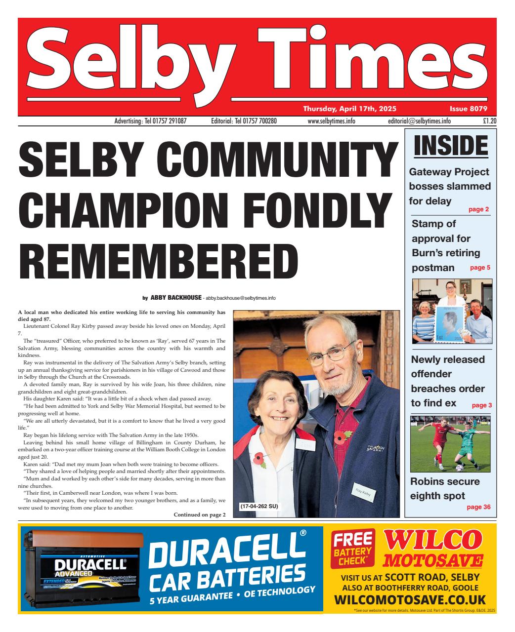 Selby Times Preview Pages