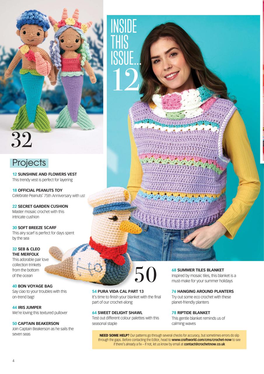 Crochet Now Magazine Preview Pages