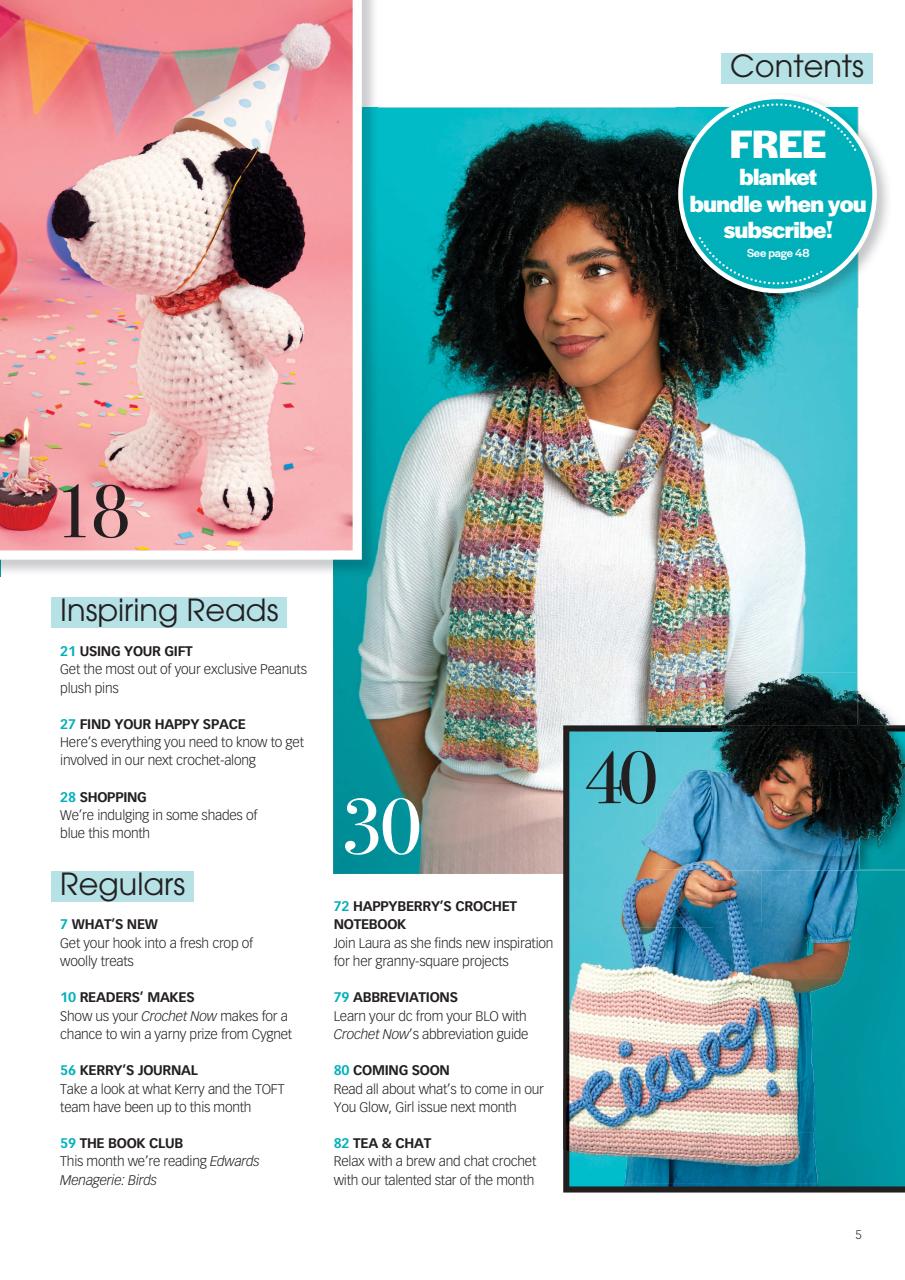 Crochet Now Magazine Preview Pages