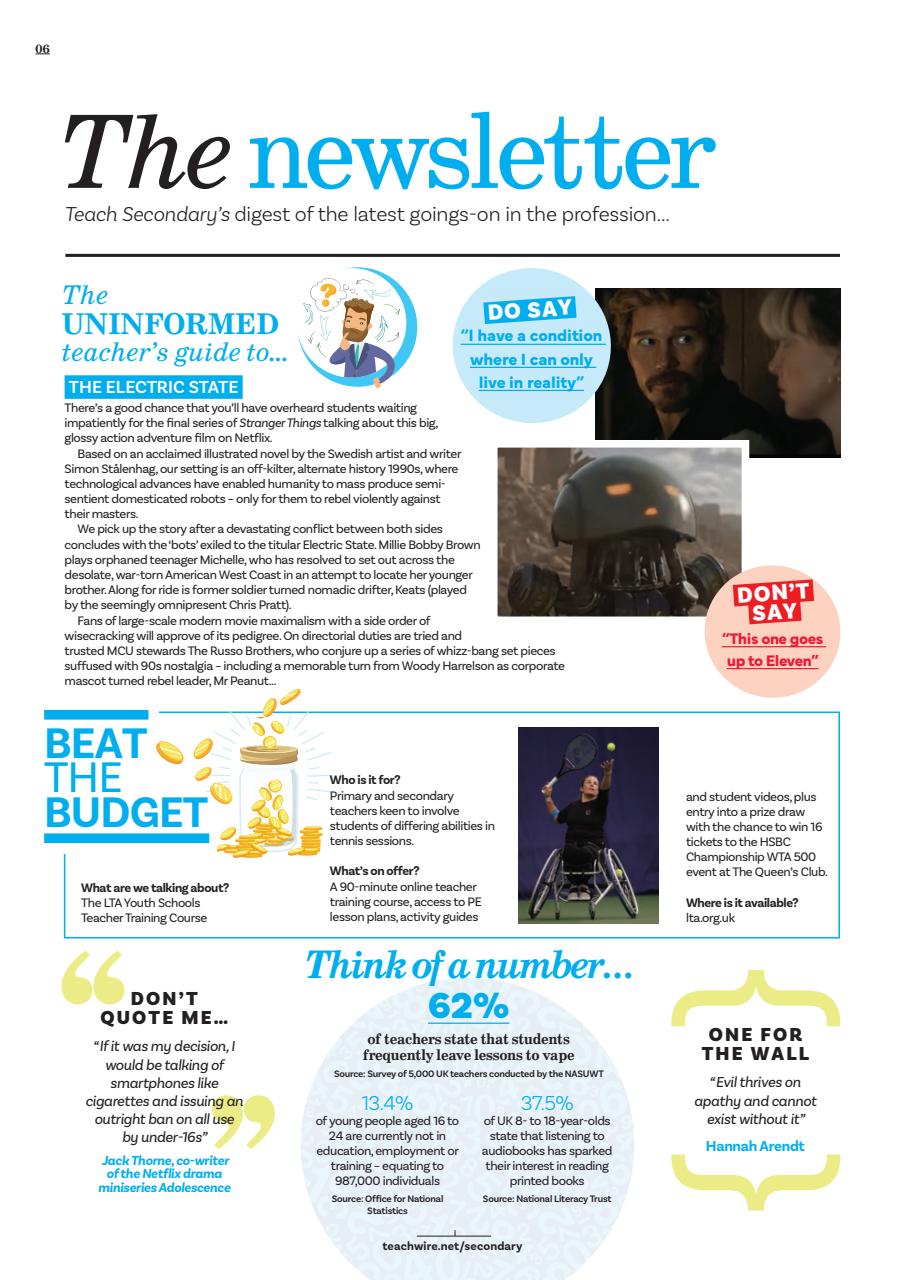 Teach Secondary Preview Pages