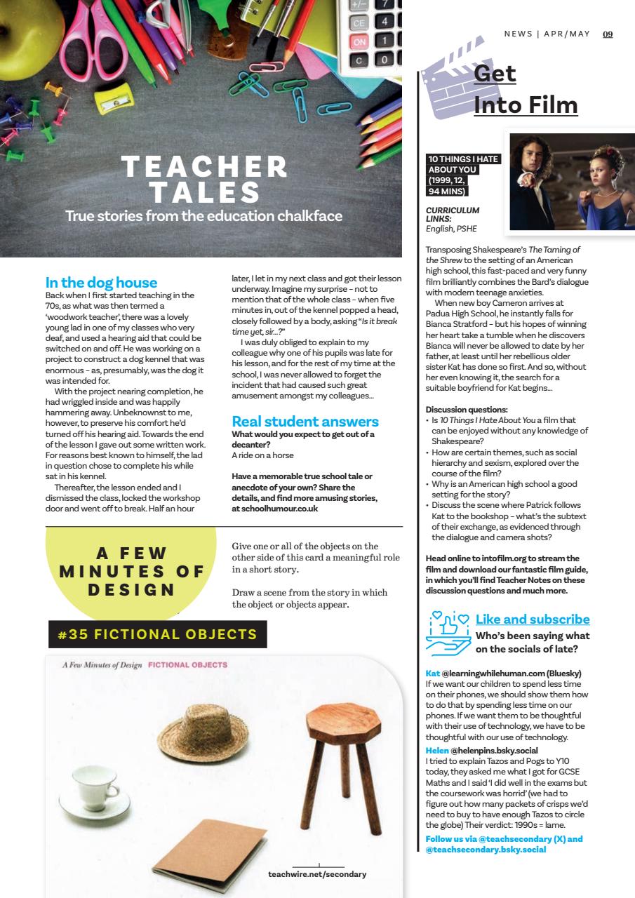 Teach Secondary Preview Pages