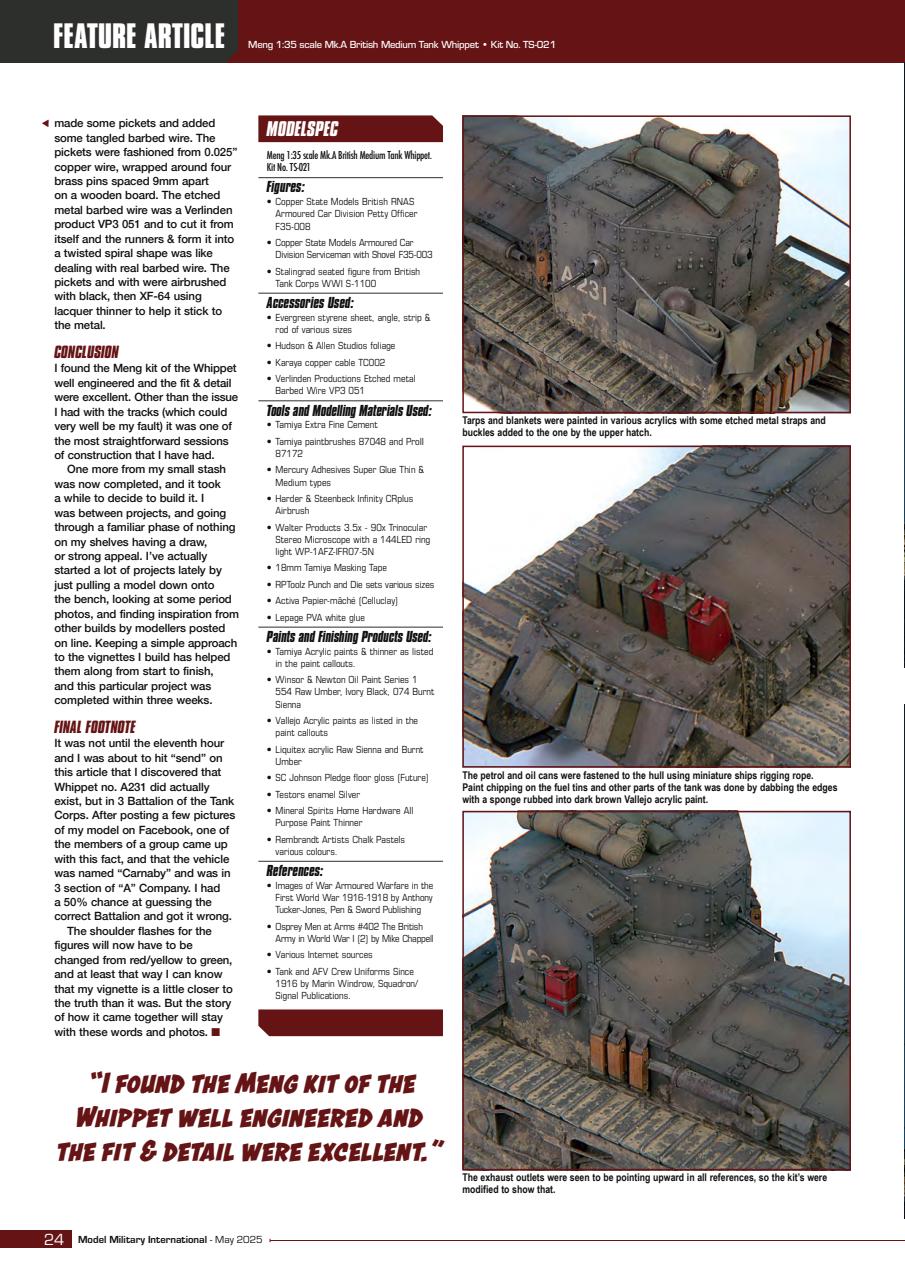 MIM: AFV Edition Preview Pages