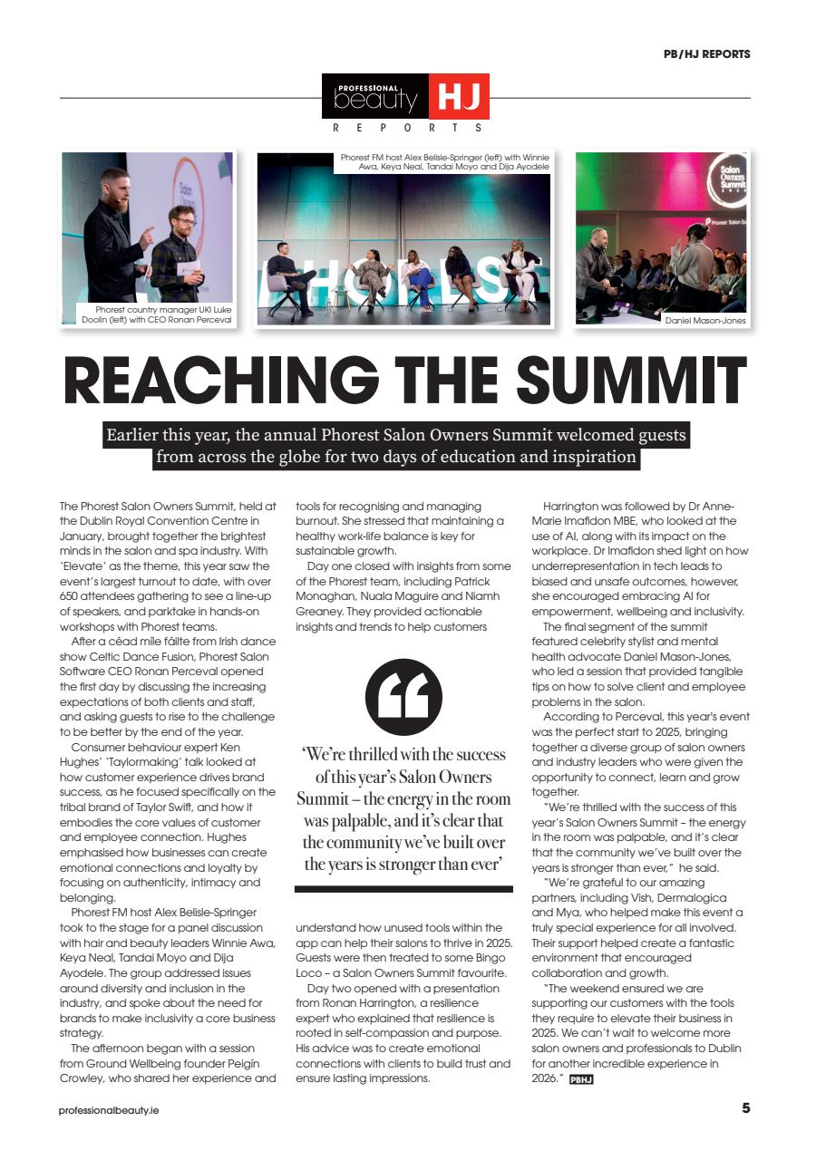 Professional Beauty & HJ Ireland Preview Pages