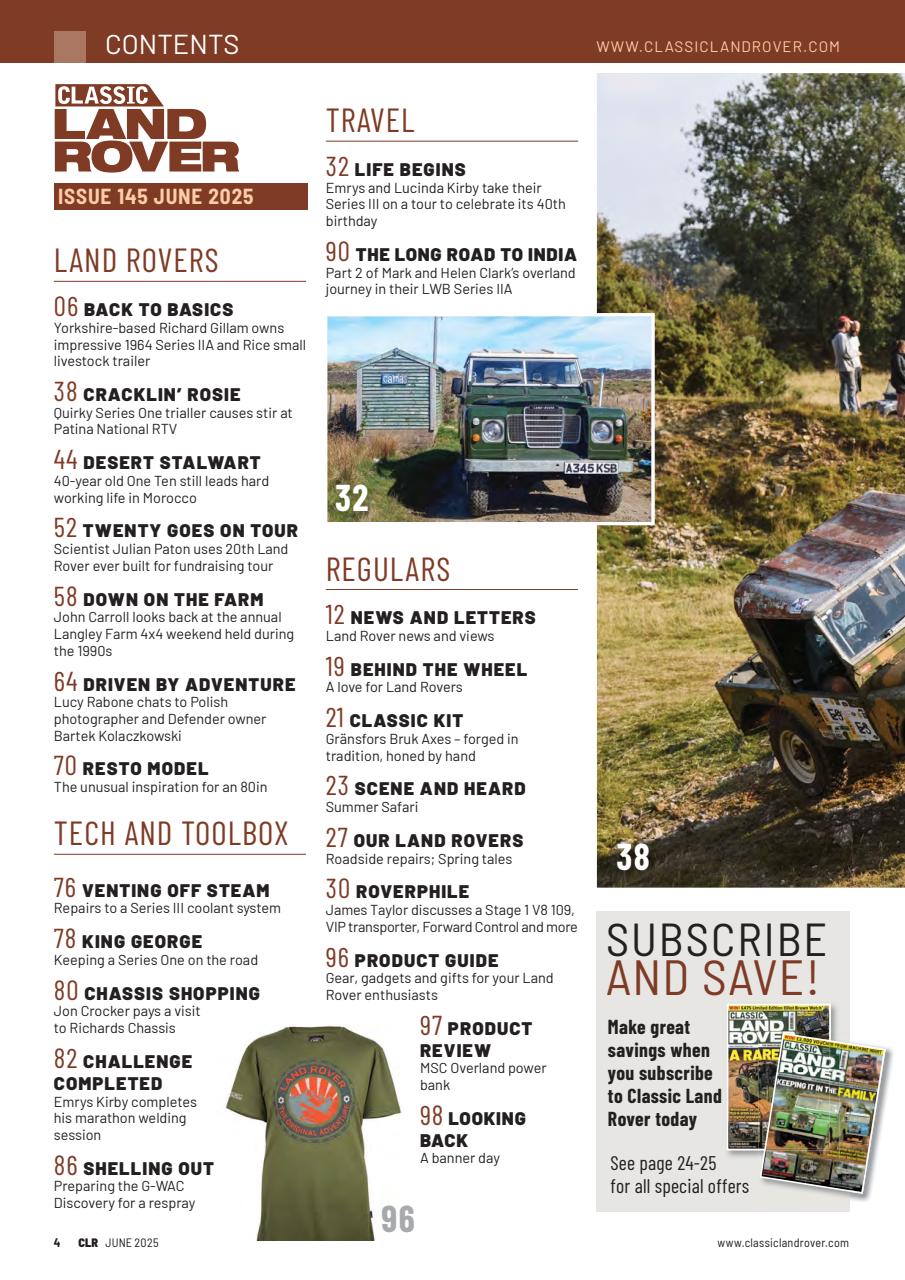 Classic Land Rover Magazine Preview Pages