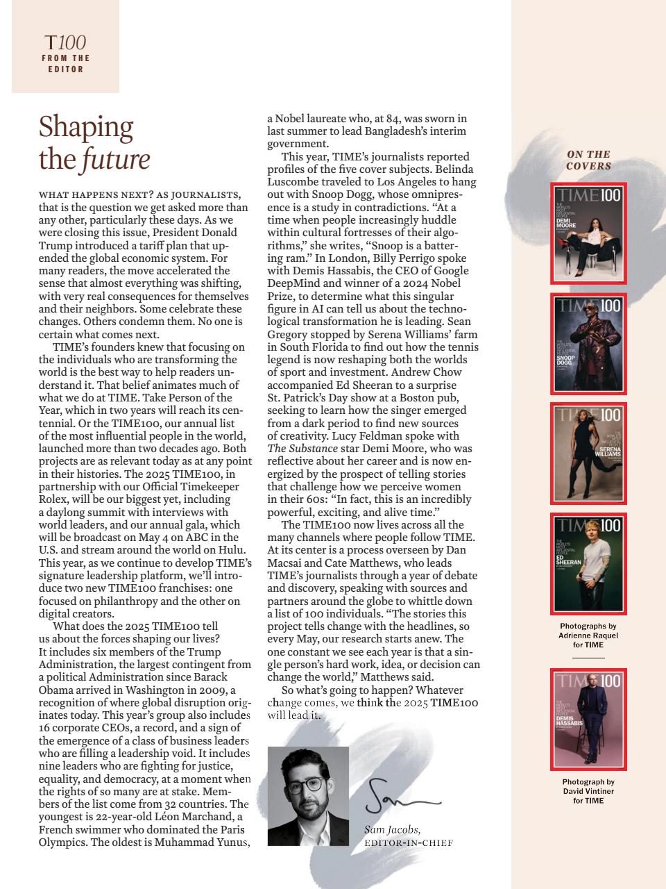 TIME Magazine Asia Preview Pages