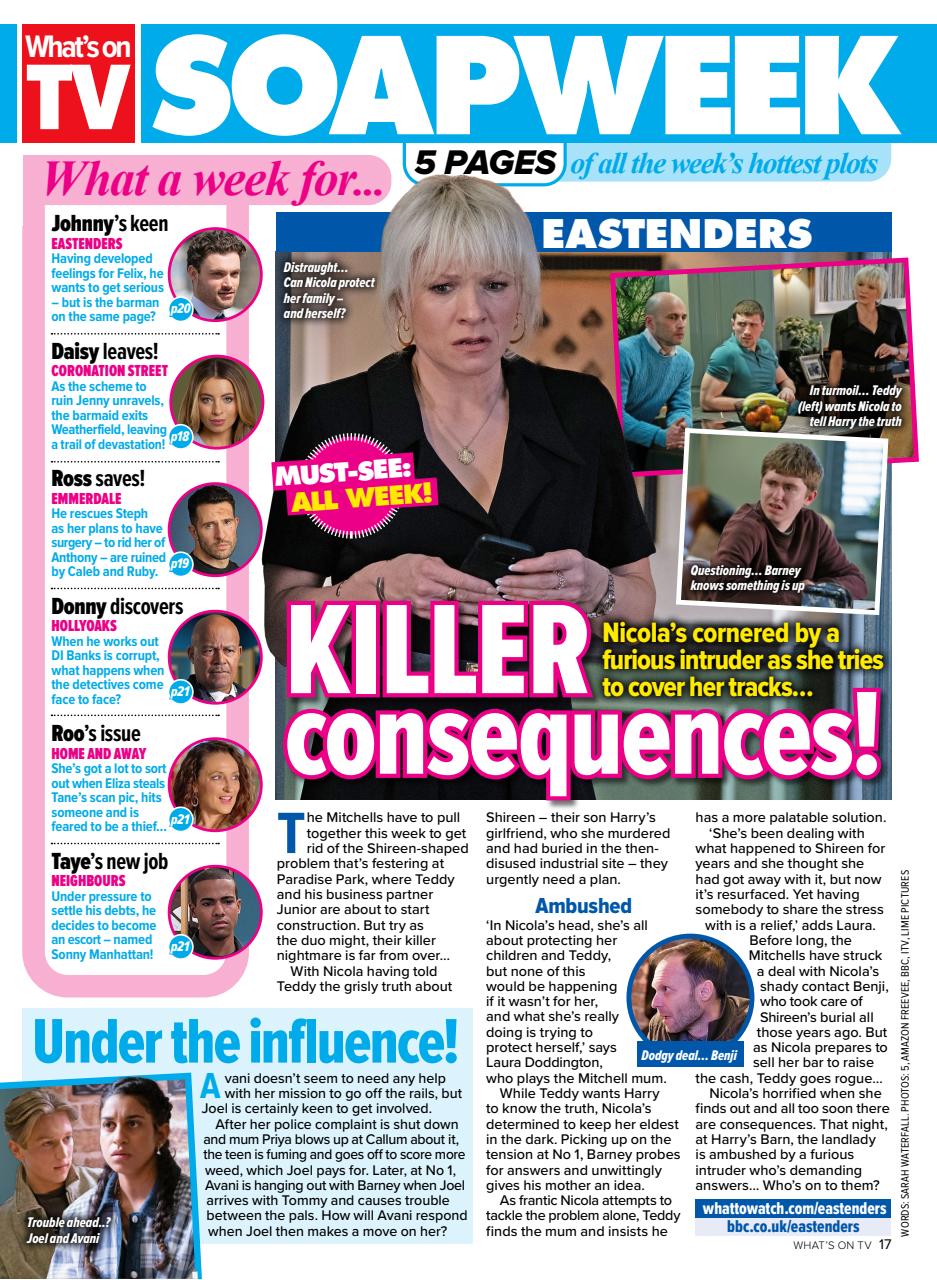 What's on TV Preview Pages