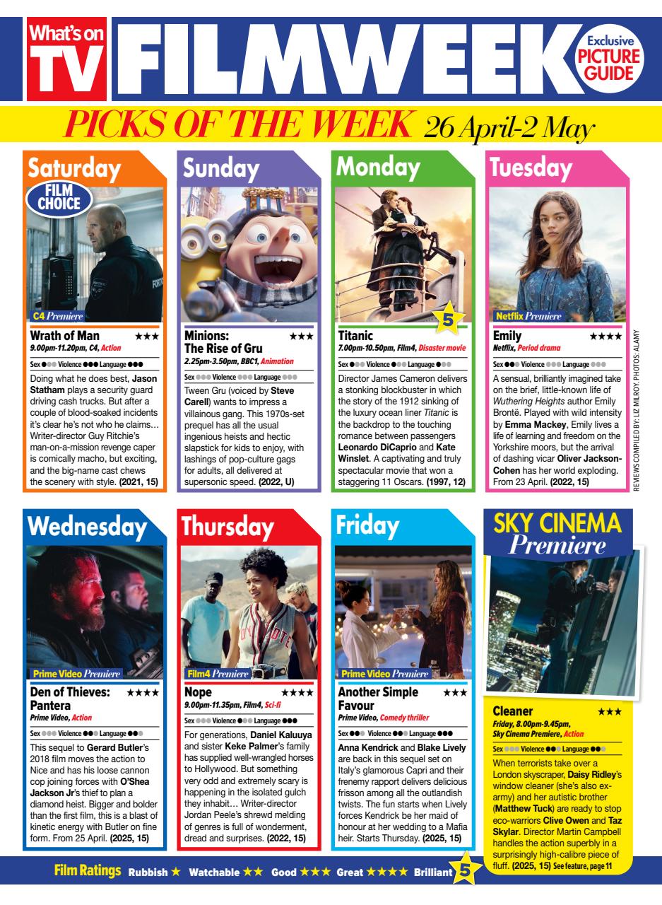 What's on TV Preview Pages