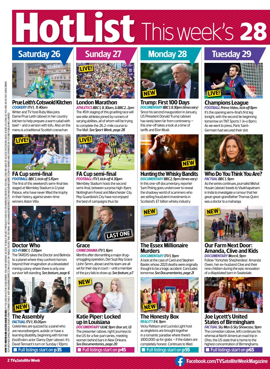 TV & Satellite Week Preview Pages