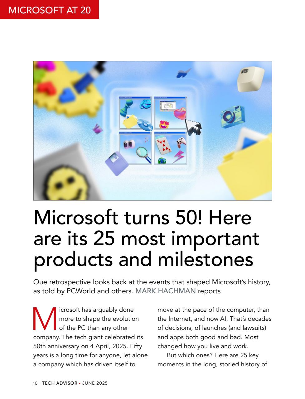 Tech Advisor Preview Pages