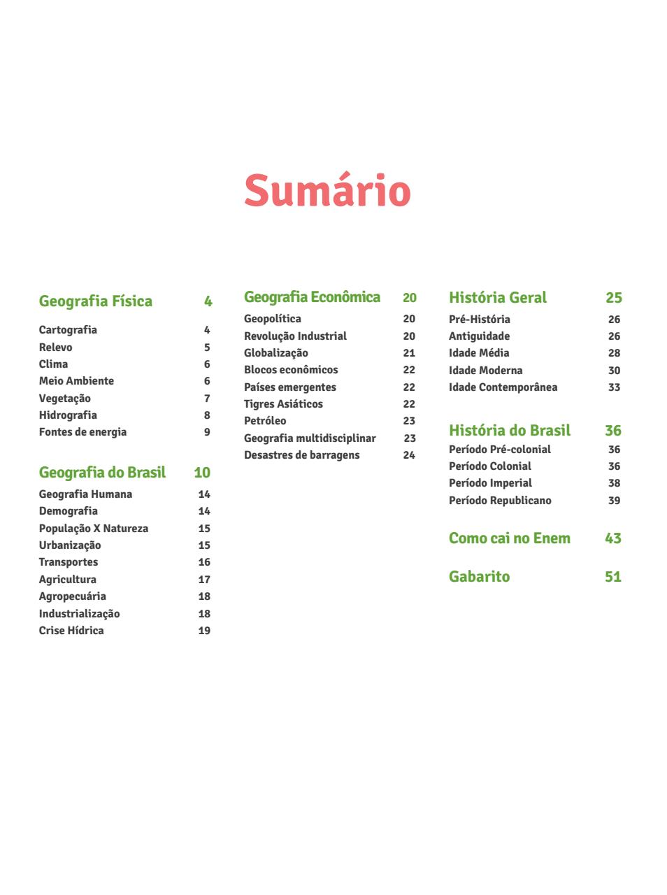 Apostilas ENEM Preview Pages