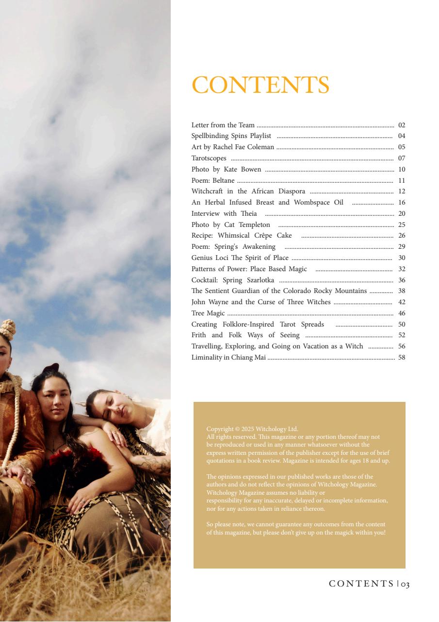 Witchology Magazine Preview Pages