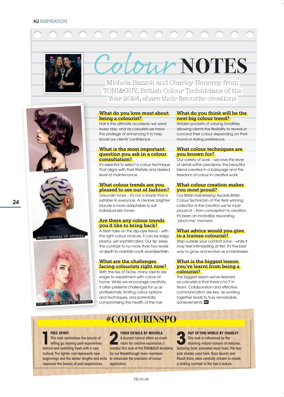 Hairdressers Journal Preview Pages