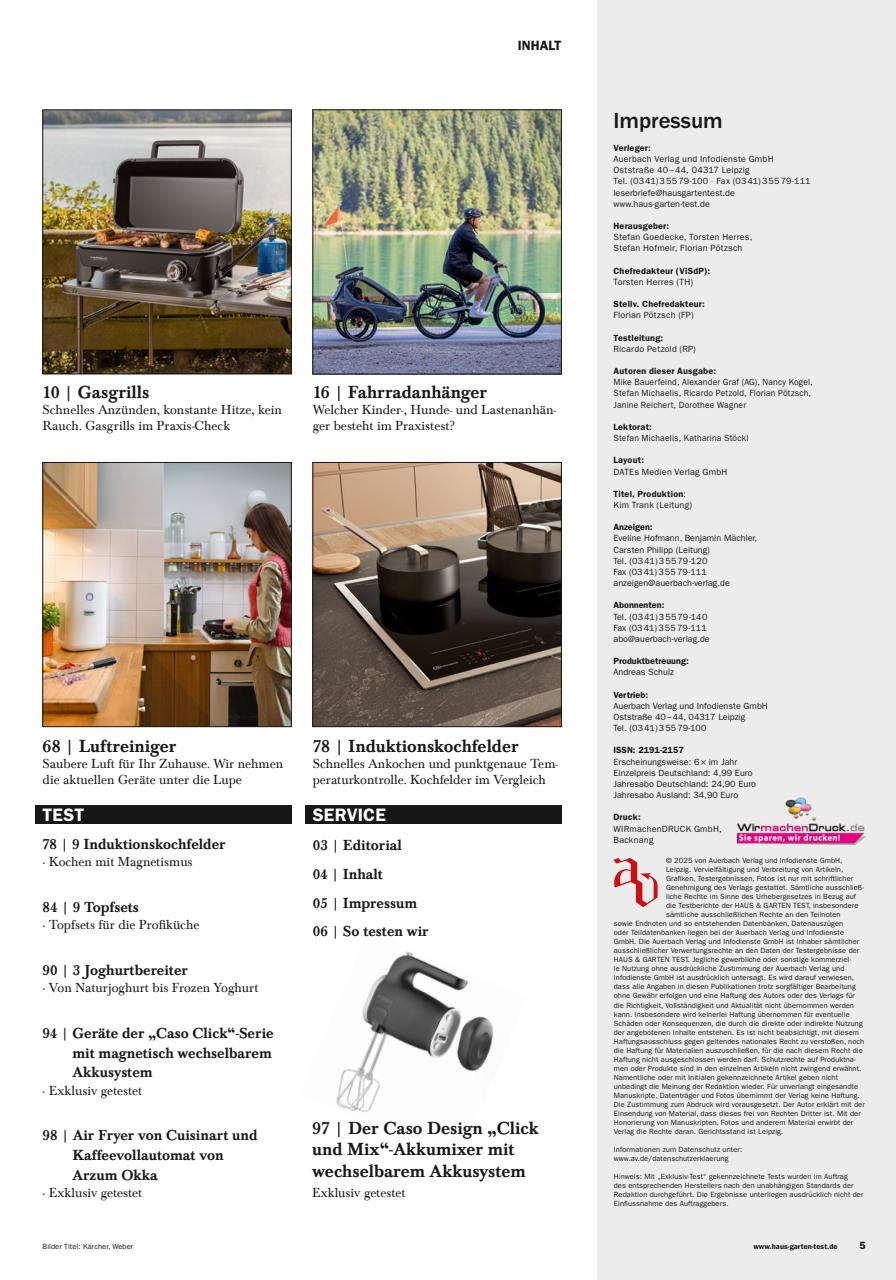 Haus & Garten Test Preview Pages