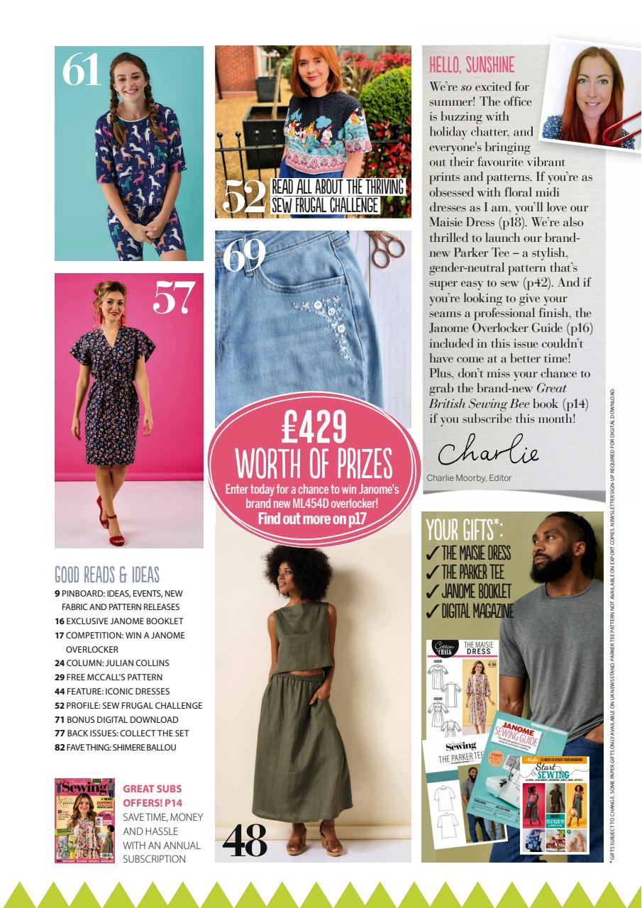 Simply Sewing Preview Pages