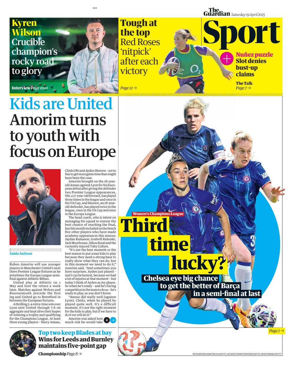 The Guardian Newspaper Preview Pages