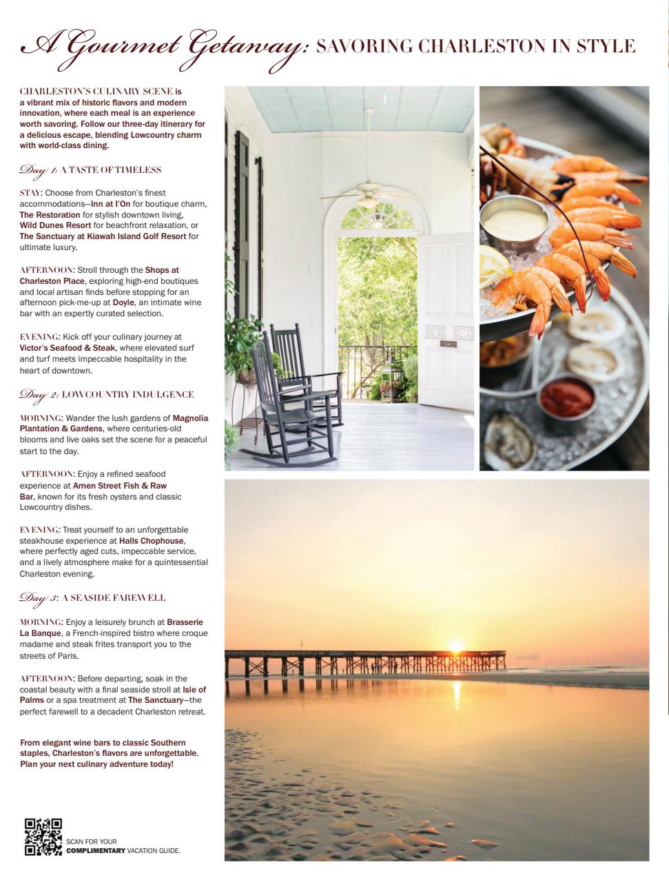 Food & Wine Preview Pages