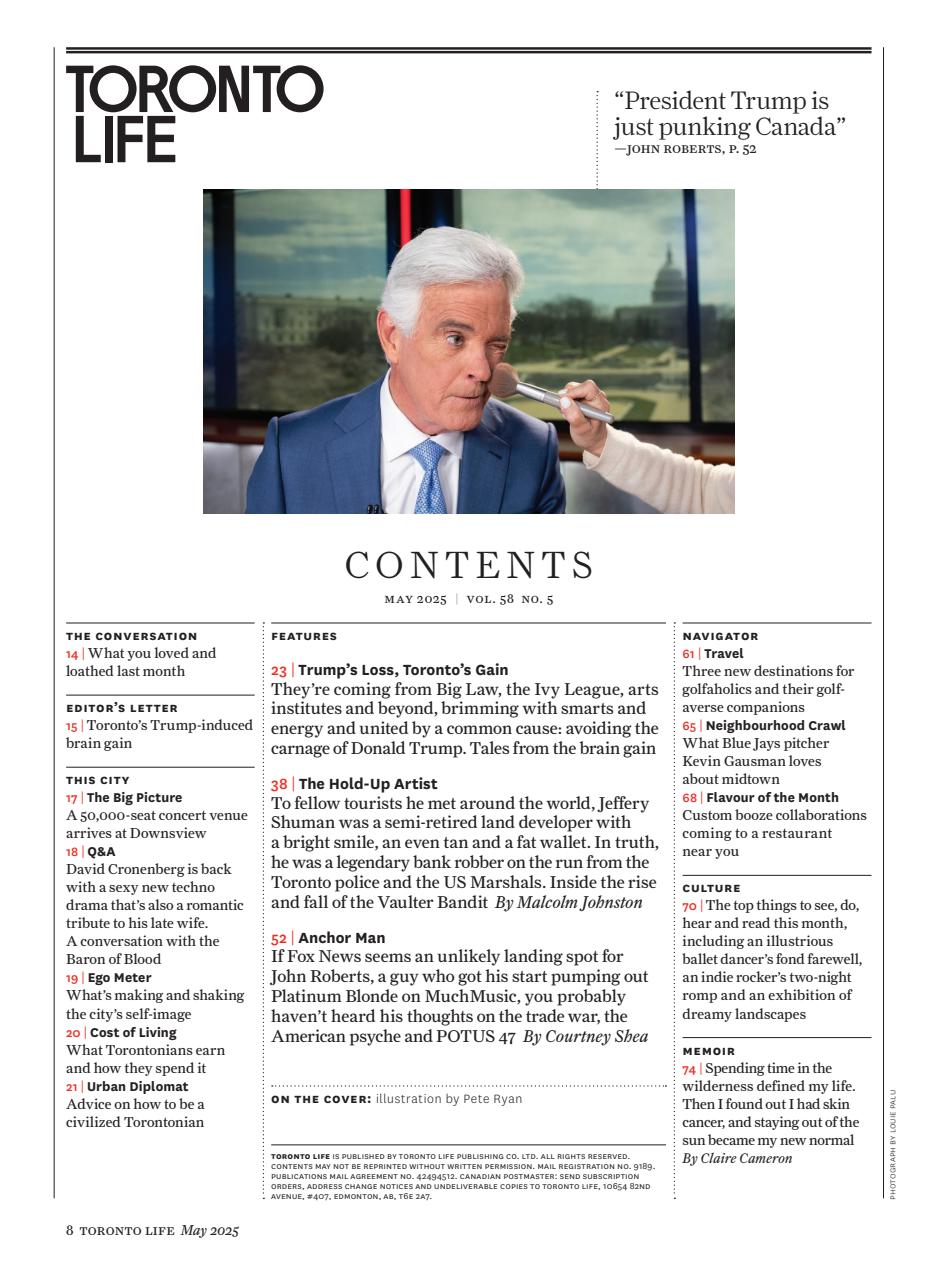 Toronto Life Preview Pages