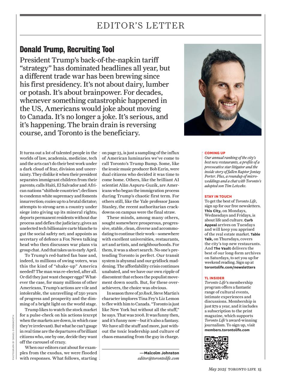 Toronto Life Preview Pages