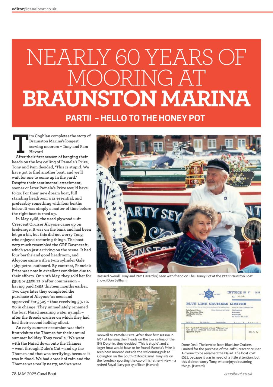 Canal Boat Preview Pages