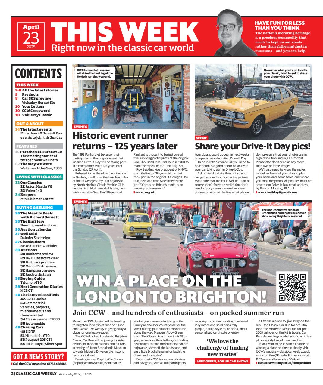 Classic Car Weekly Preview Pages