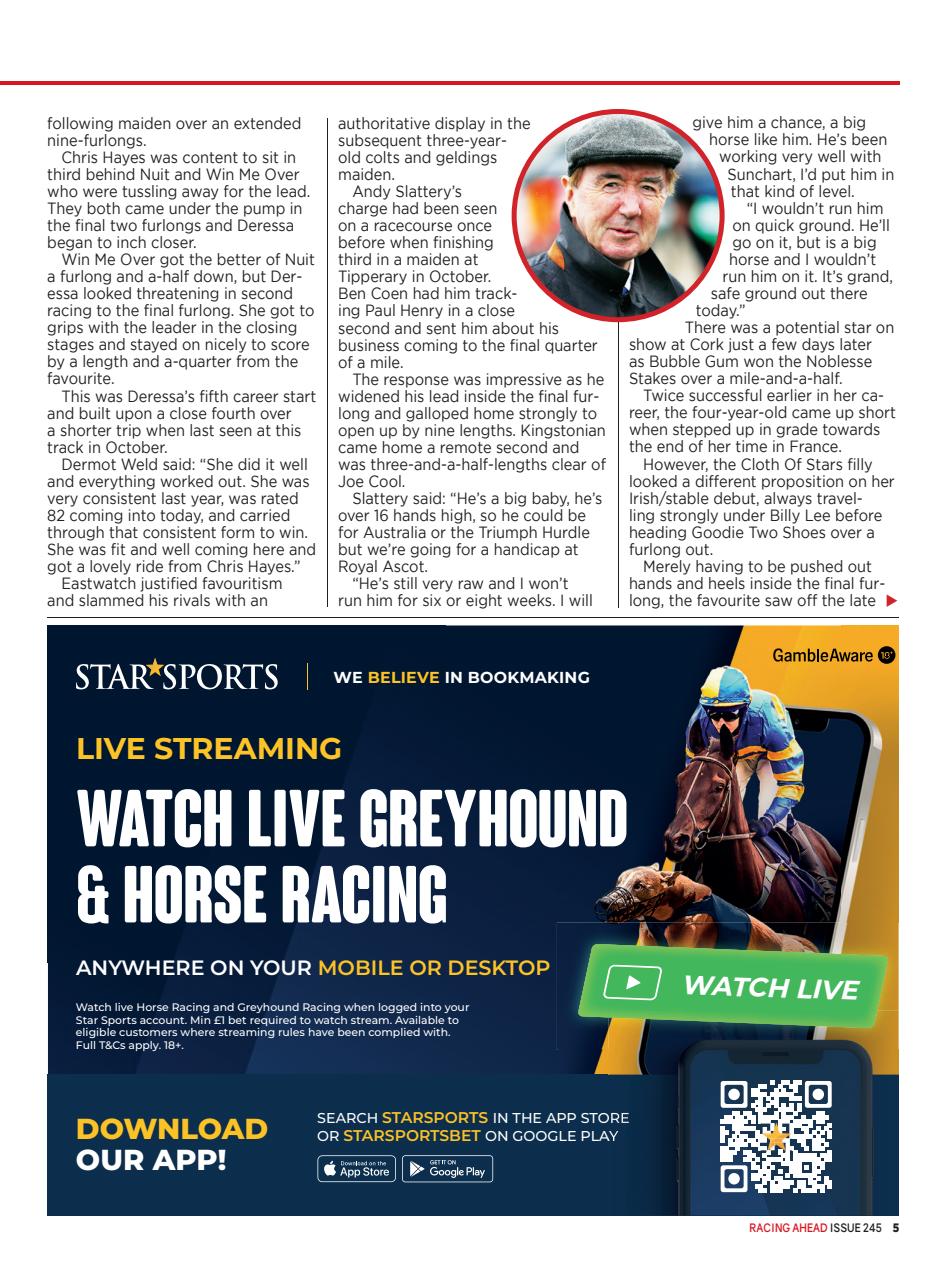 Racing Ahead Preview Pages
