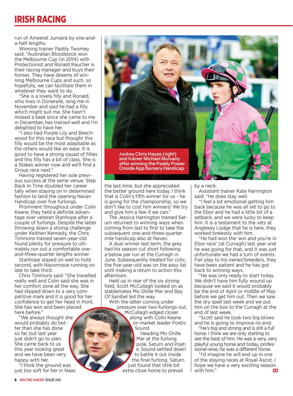Racing Ahead Preview Pages