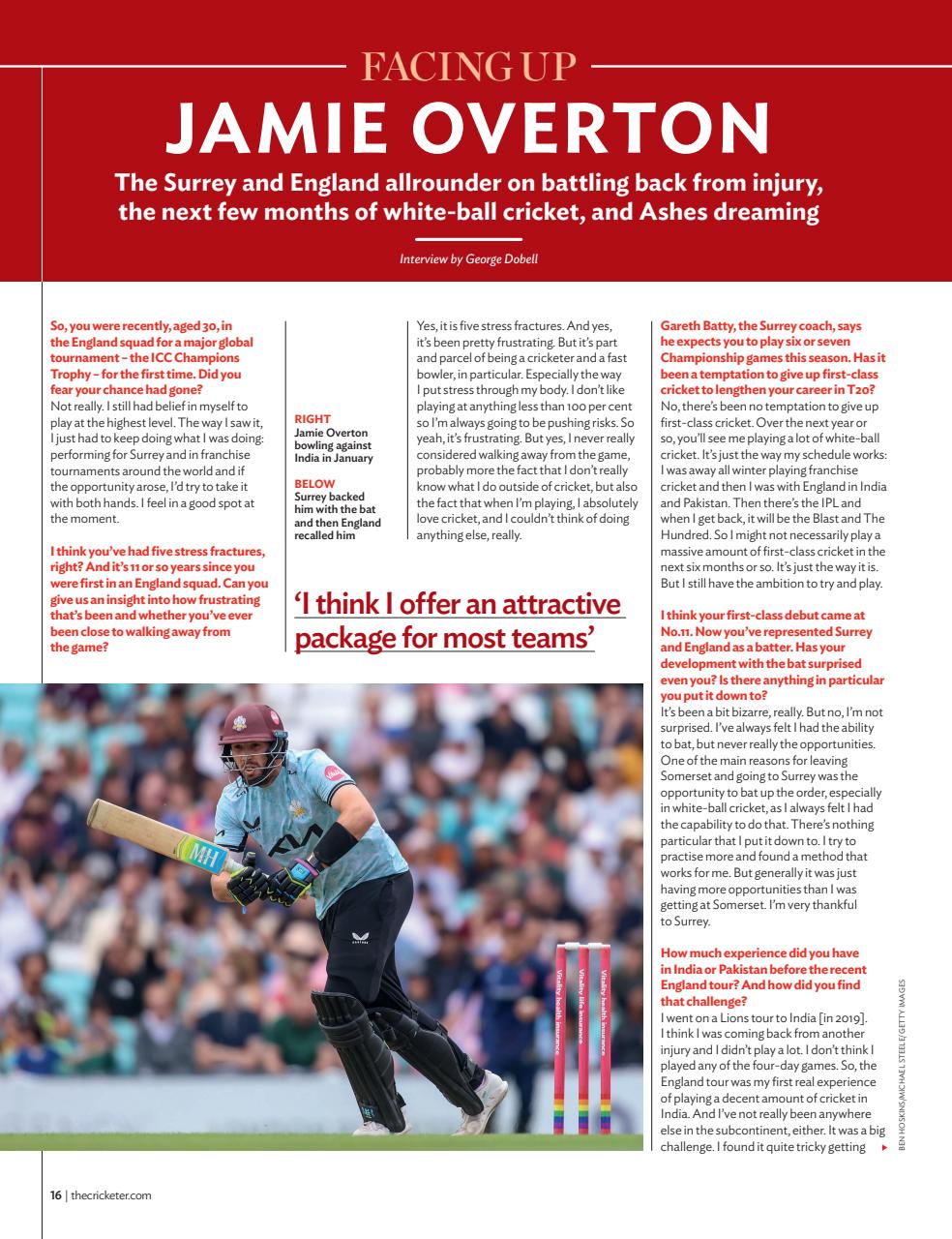 The Cricketer Magazine Preview Pages