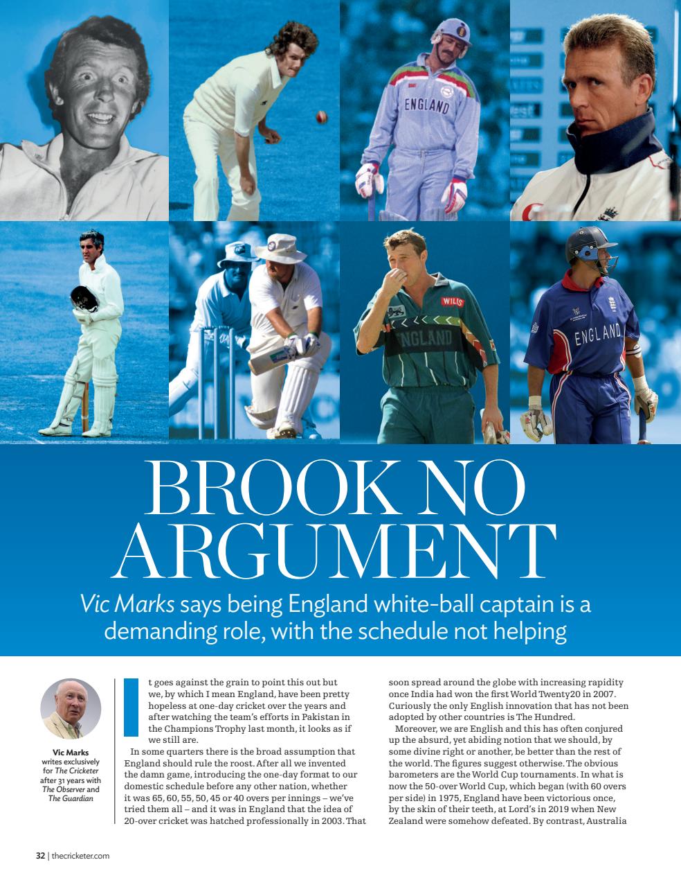 The Cricketer Magazine Preview Pages