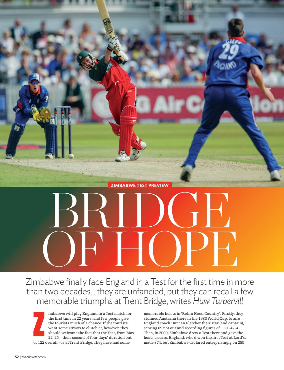 The Cricketer Magazine Preview Pages