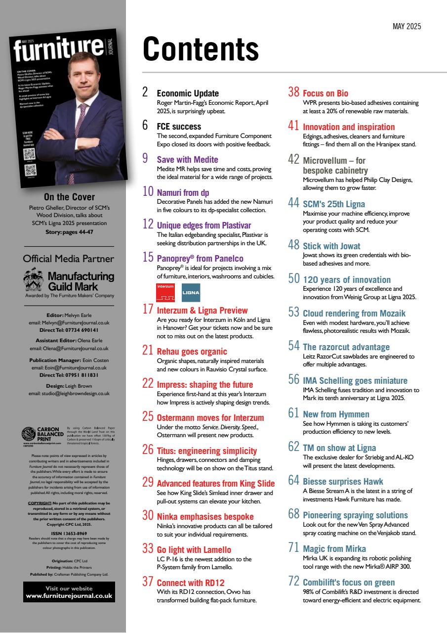 Furniture Journal Magazine Preview Pages