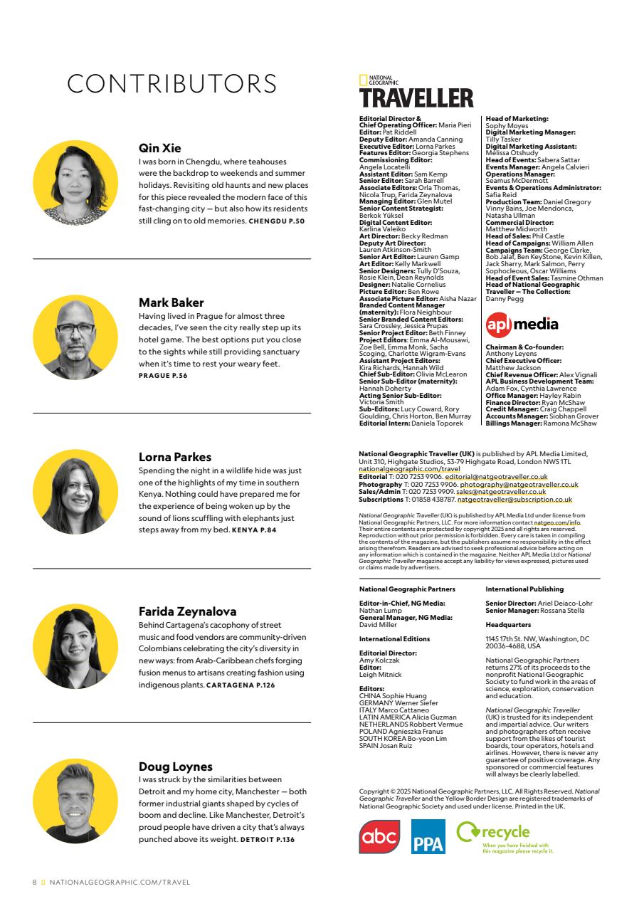 National Geographic Traveller UK Preview Pages