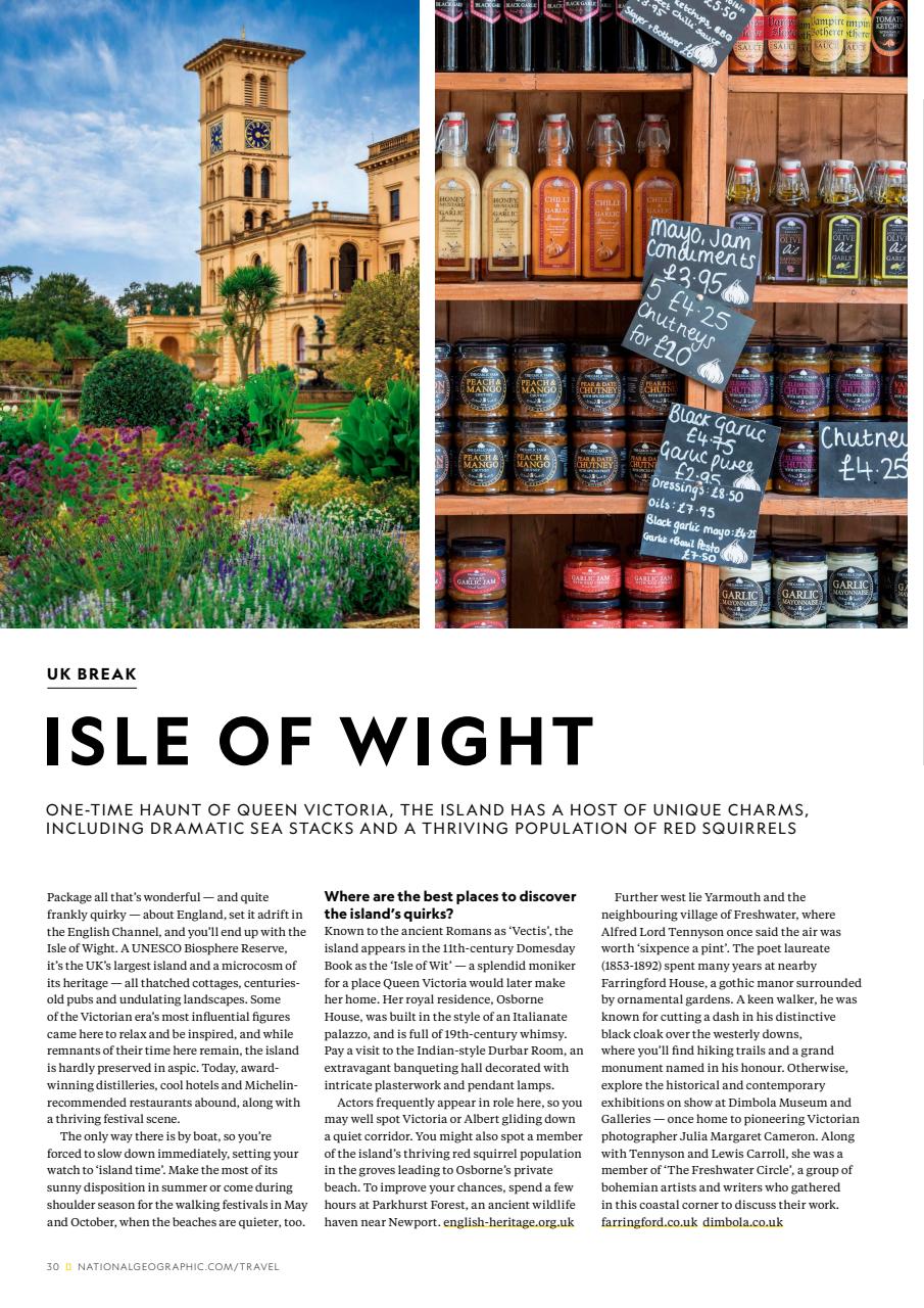 National Geographic Traveller UK Preview Pages