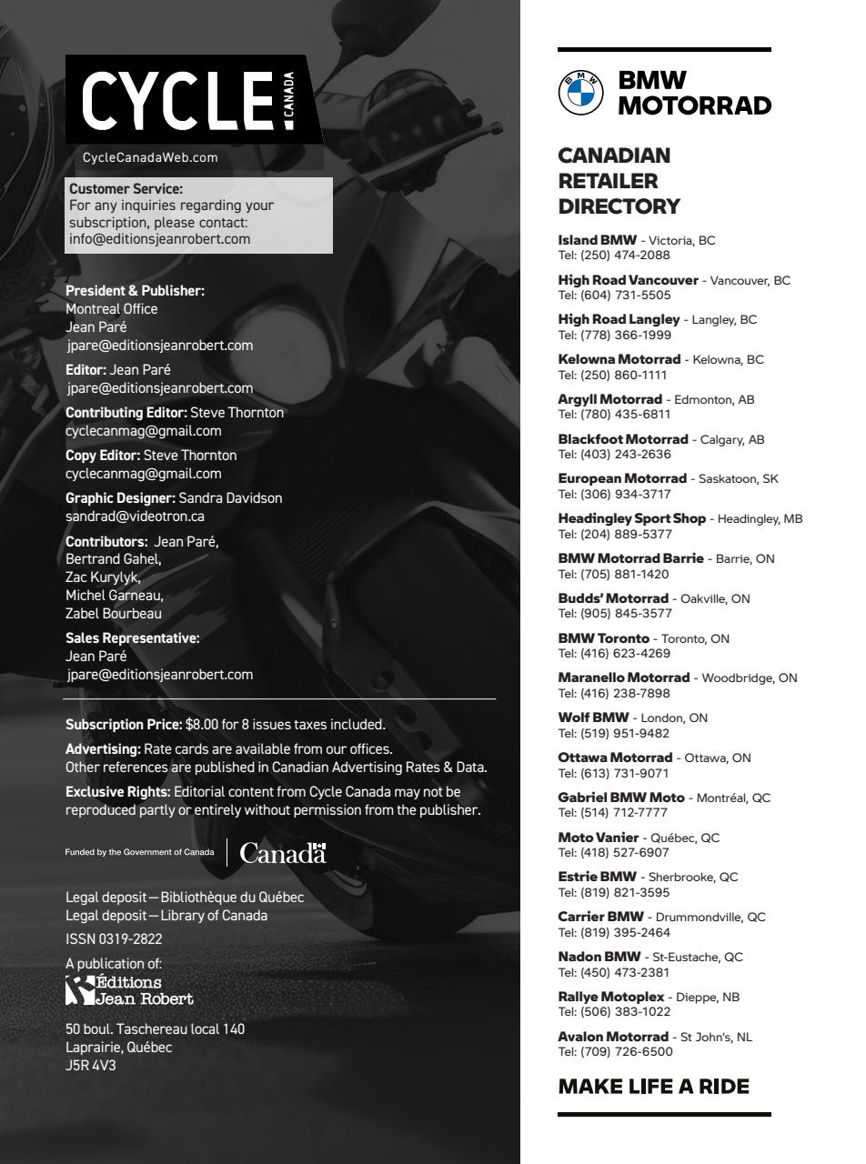 Cycle Canada Preview Pages