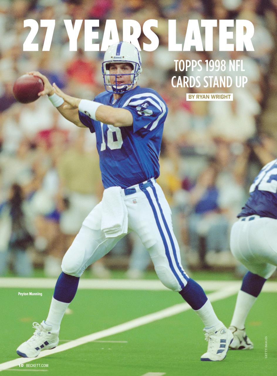 Beckett Football Magazine Preview Pages