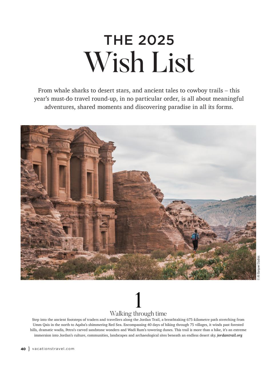 Vacations & Travel Preview Pages