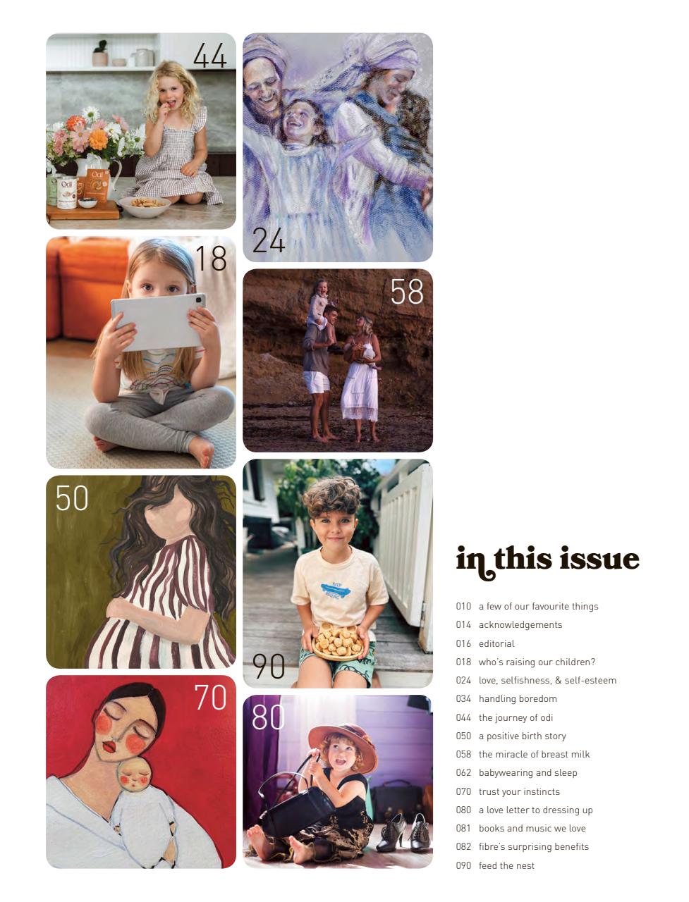 The Natural Parent Magazine Preview Pages