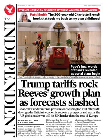 Wednesday, 23 April 2025 issue Wednesday, 23 April 2025