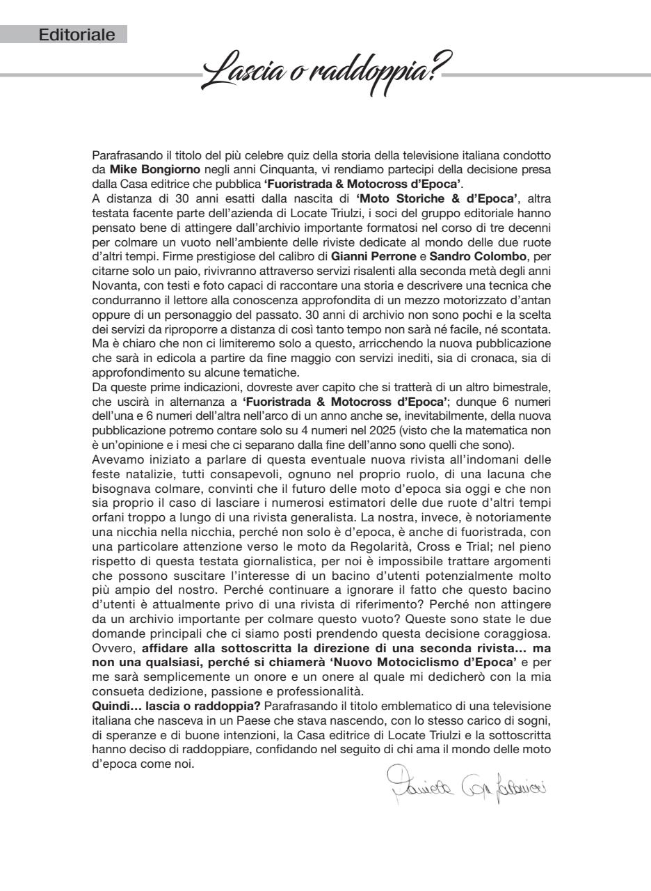 FUORISTRADA & MOTOCROSS D’EPOCA Preview Pages