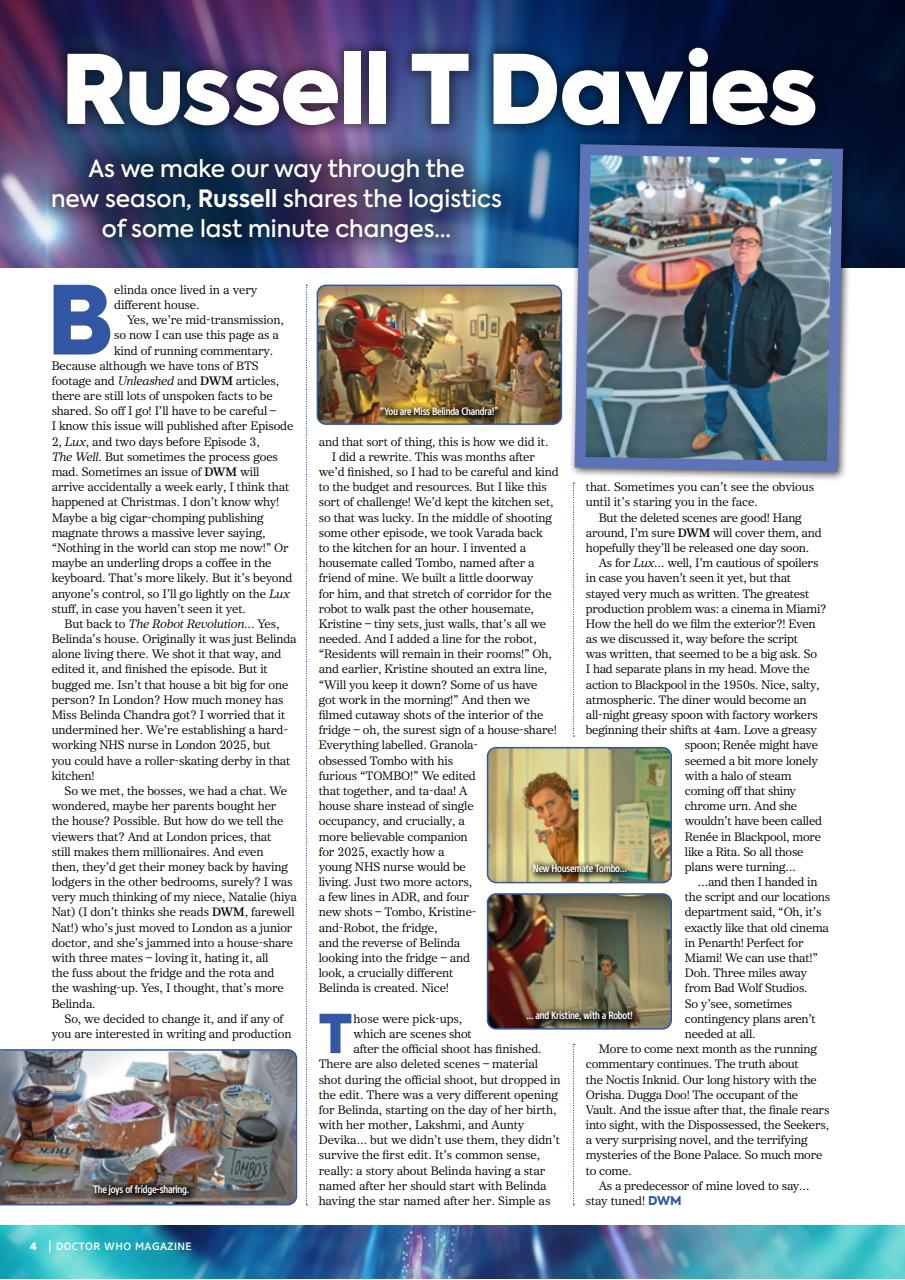 Doctor Who Magazine Preview Pages