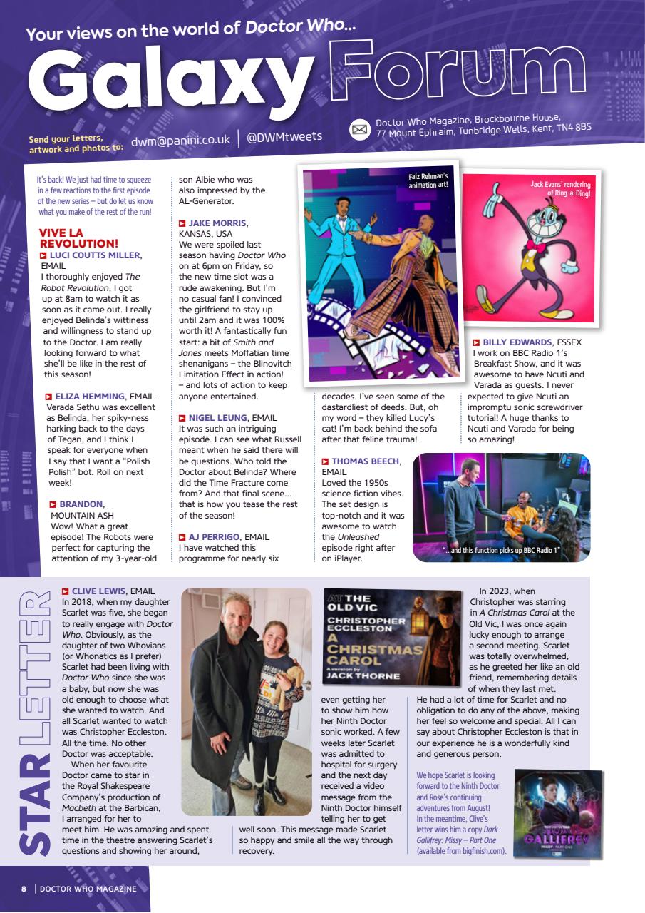 Doctor Who Magazine Preview Pages