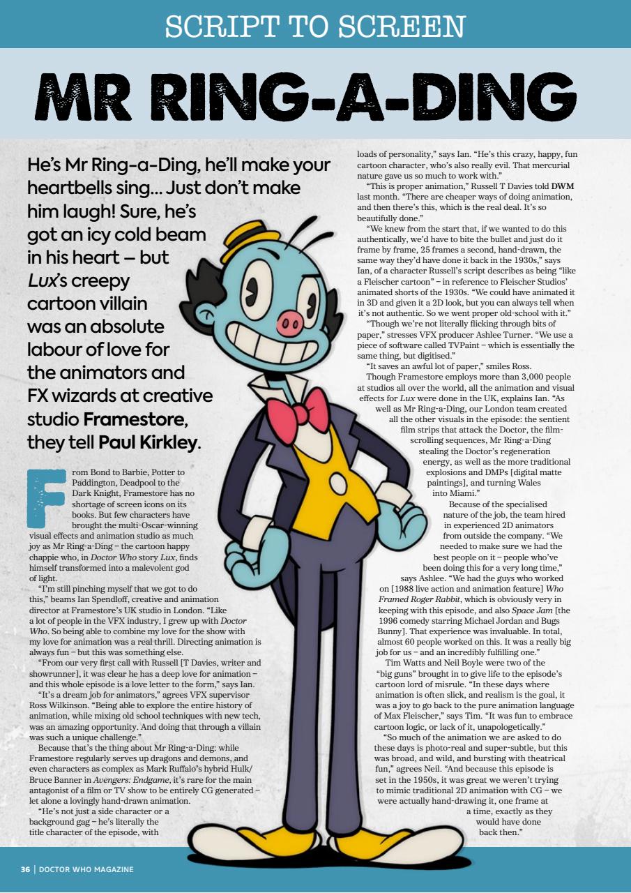 Doctor Who Magazine Preview Pages